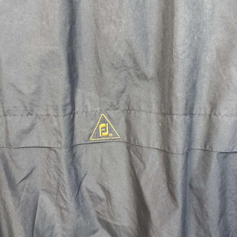 Footjoy Dryjoy Windbreaker Jacket Mens Large Black/Houndstooth - Picture 7 of 11